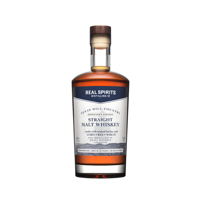 Real Spirits - Texas Hill Country Distiller's Edition Straight Malt Whiskey