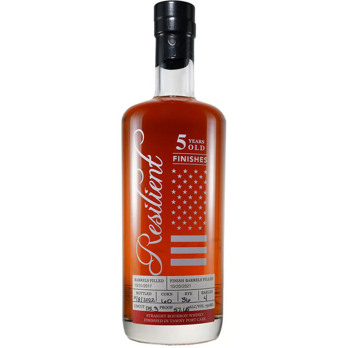 Resilient - Straight Bourbon Whisky finished in Tawny Port Cask Whiskey