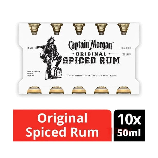 Captain Morgan - Spiced Rum (10 pack) - TIPXY