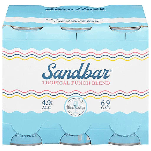 Wine Water - Sandbar Tropical Punch Blend (6 Pack) - TIPXY