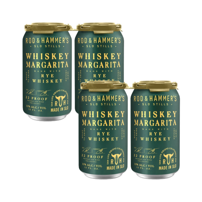 Rod & Hammer's - Whiskey Margarita Ready to Drink Cocktail (4 Pack)