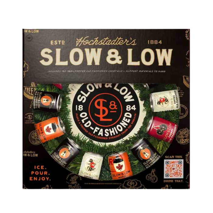 Slow & Low - Wreath Variety Whiskey Cocktail 10 Pack