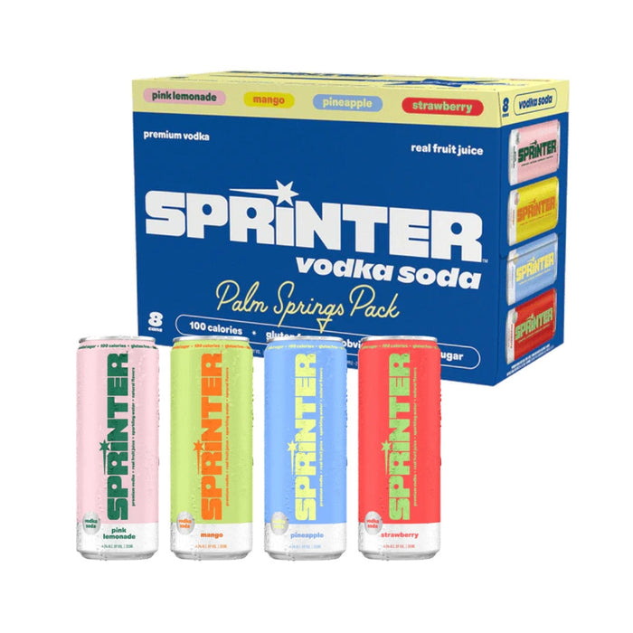 Sprinter - Palm Springs Vodka Soda Variety Pack (8 Pack)