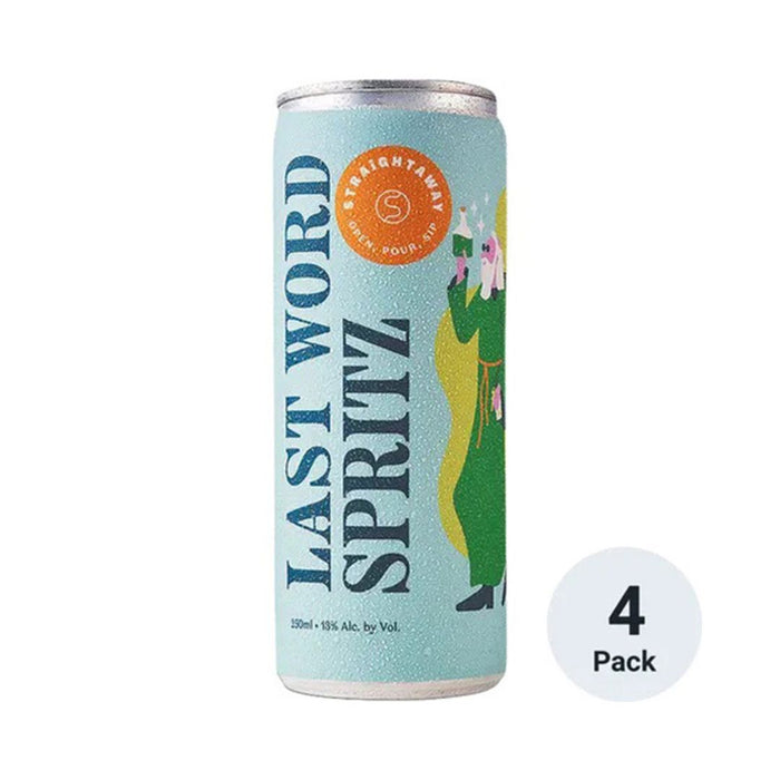 StraightAway Cocktails - Last Word Spritz Ready to Serve Cocktail (4 Pack)