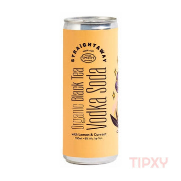 Straightaway Cocktails - Organic Black Tea Vodka Soda Ready to Serve Cocktail