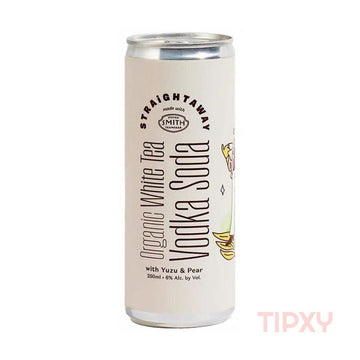 Straightaway Cocktails - Organic White Tea Vodka Soda With Yuzu & Pear Ready to Serve Cocktail