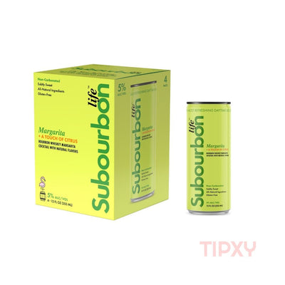 Subourbon Life - Margarita Ready to Drink Cocktail (4 Pack)