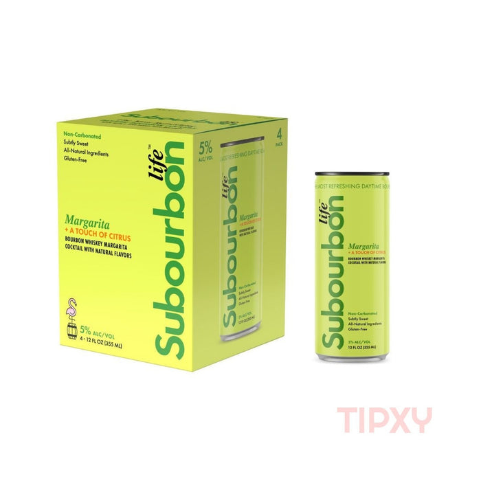 Subourbon Life - Margarita Ready to Drink Cocktail (4 Pack)