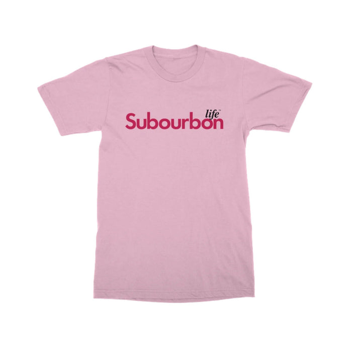 Subourbon Life - Pink Short Sleeve Tee Shirt