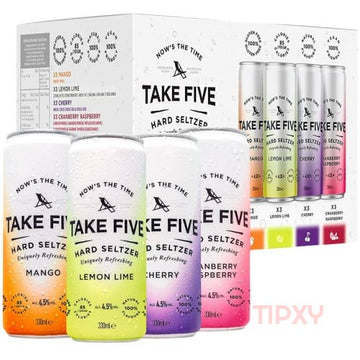 Take Five Hard Seltzer Variety Pack (12 Pack)12 oz - TIPXY