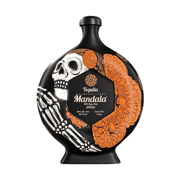 Tequila Mandala - Anejo Dia De Los Muertos Catrina Anejo Tequila 2025 (Orange Design)