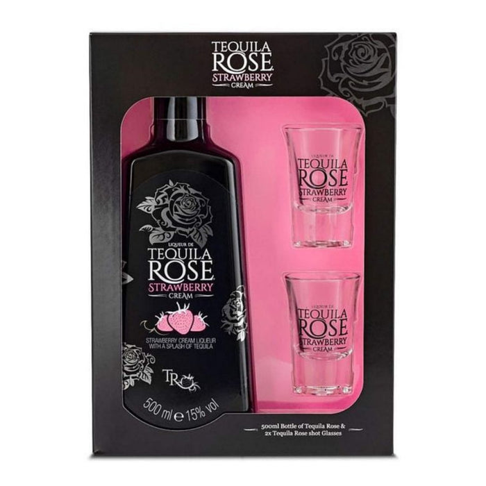 Tequila Rose - Strawberry Cream Liqueur and Tequila Gift-set