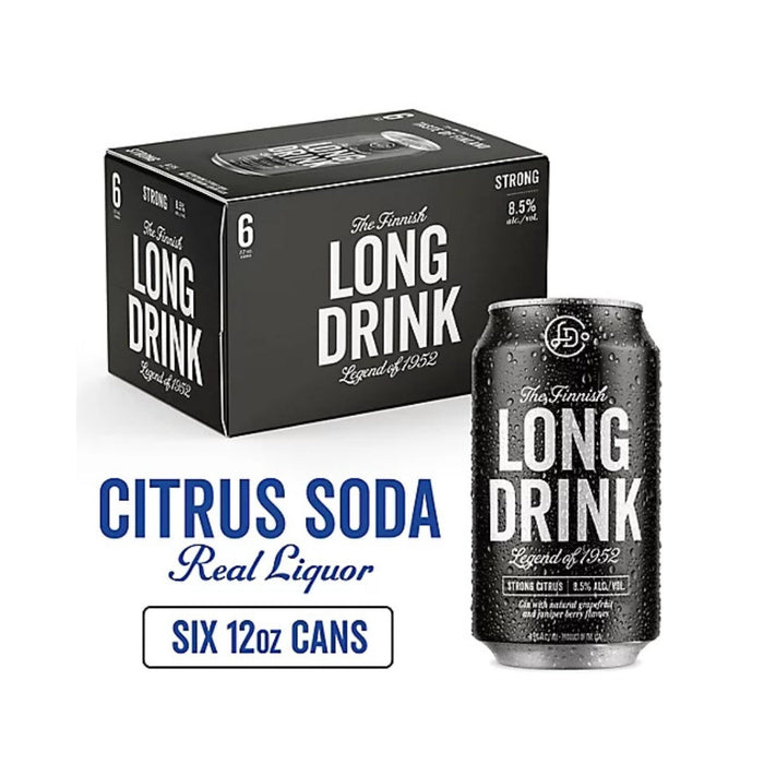 The Finnish Long Drink - Strong Citrus Ready to Drink Cocktail (6 pack)
