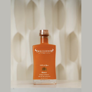 Dos Cuernos - Limited Edition Orange Bottle Blanco Tequila - TIPXY