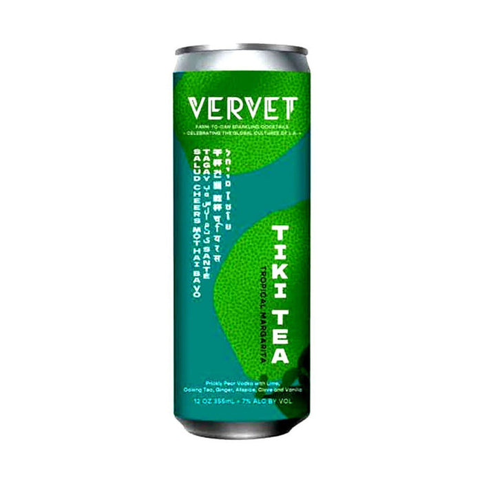 Vervet - Tiki Tea Tropical Margarita Sparkling Ready to Drink Canned Cocktail