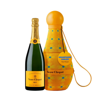Veuve Clicquot - Yellow Label Champagne with Limited Edition Sun Totem Crafted by Yinka Ilori