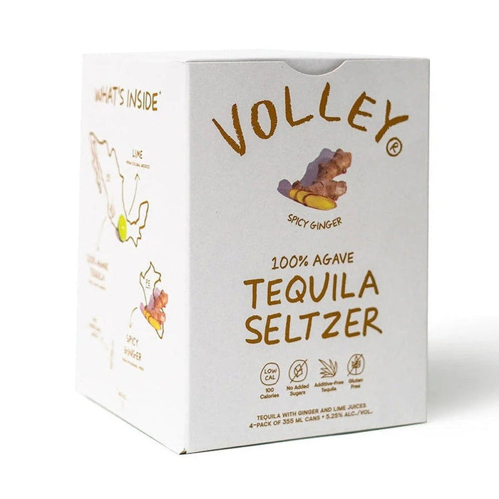 Volley - Spicy Ginger Seltzer (4 pack)