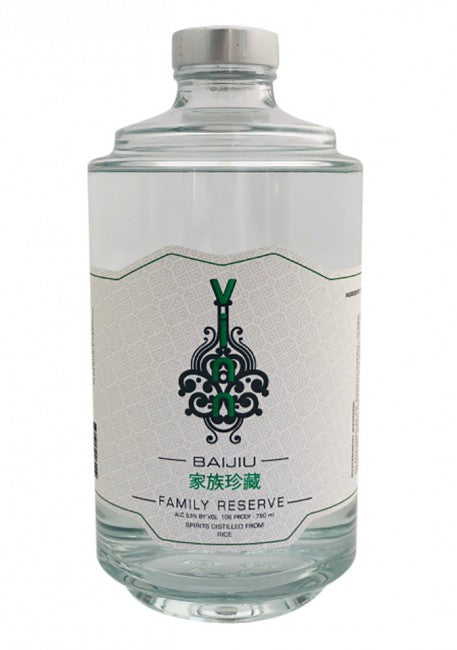 Baijiu  Family Reserve Spirits Distilled from Rice