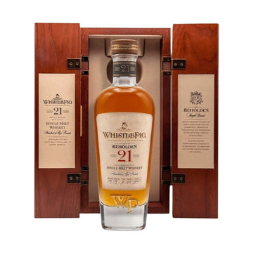 WhistlePig - The Beholden Aged 21 Years Single Malt Whiskey Finished in Rye Barrels