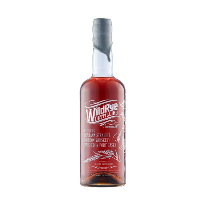 Wildrye Distilling - Five Drops Montana Straight Bourbon Whiskey 10th Anniversary Edition