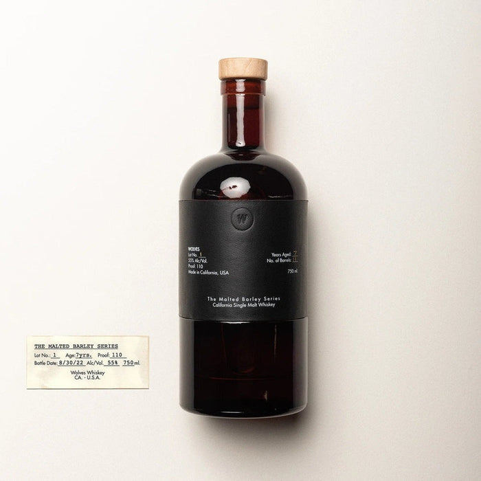 Wolves - The Malted Barley Series Black Leather Single Malt Aged 7 years