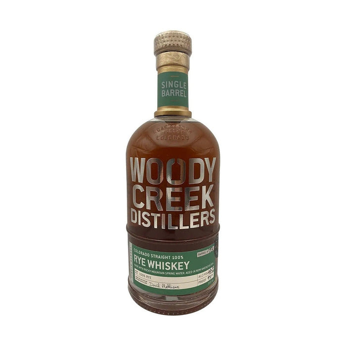Woody Creek Distillers - Limited Edition Single Barrel Colorado Straight Rye Whiskey Barrel #1934