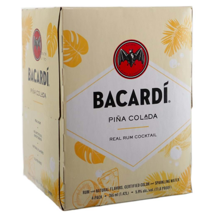 Bacardi - Pina Colada Rum Cocktail Ready to Serve