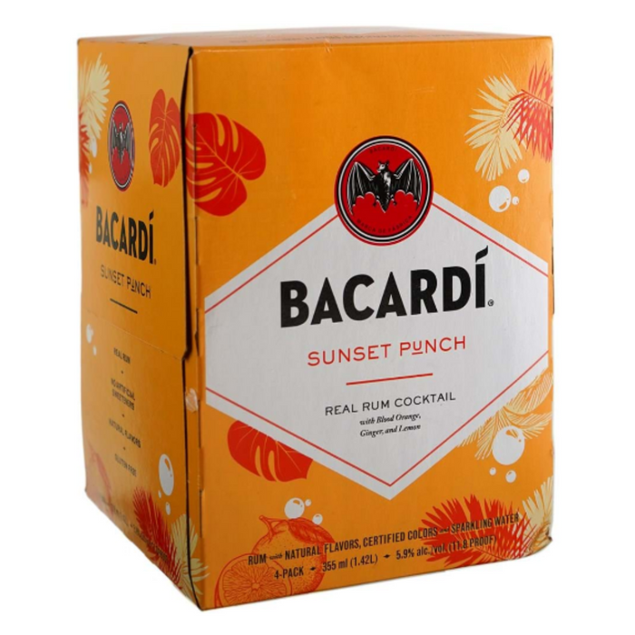 Bacardi - Sunset Punch Rum Cocktail Ready to Serve